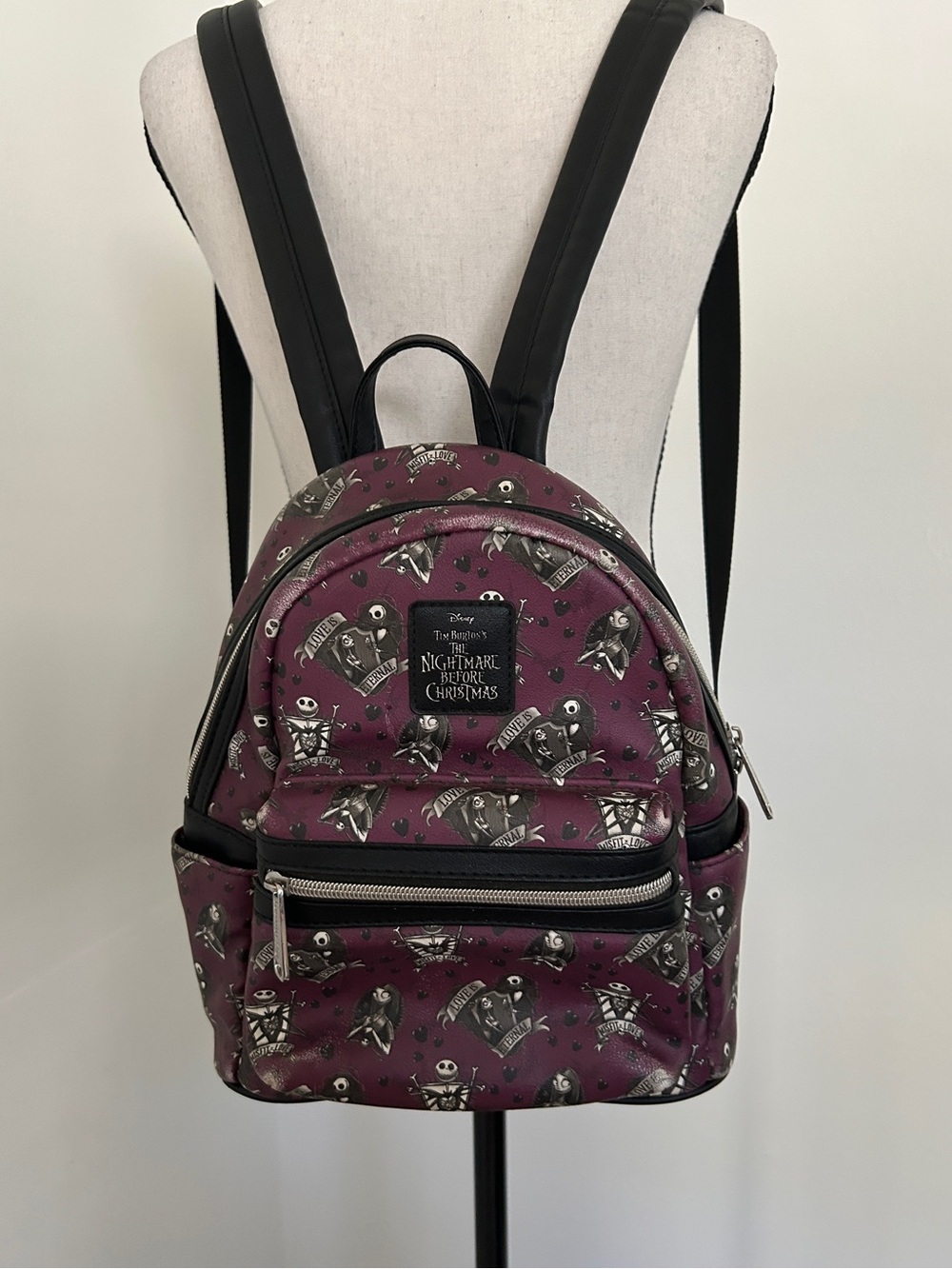 Loungefly The Nightmare Before Christmas Love Is Eternal Mini Backpack